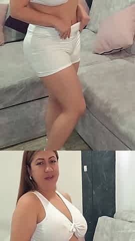 Horny MILF Latina Roommate Gives Pussy in Gym Outfit, Asks for Anal and Ends with Cum on Ass