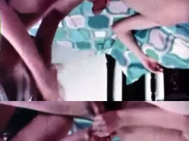 Amateur euro teens in a hardcore threesome