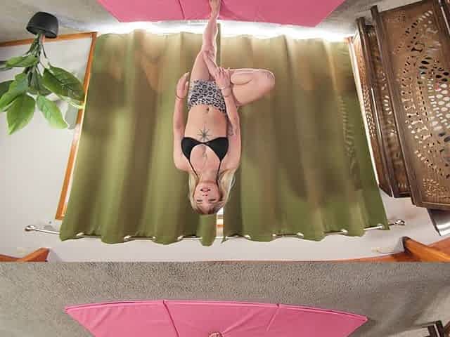 Natalie Knight's Nude Yoga From Stretch to Orgasm