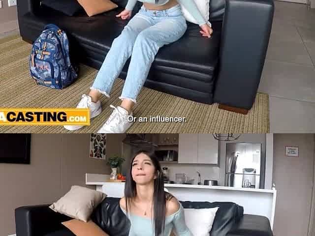 Bubble Booty 19yo Colombian Sweetheart Bows Over For Casting Agent & Gets Wrecked