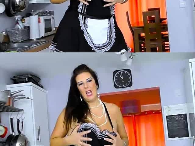 Solo British Mature Lulu Shows Off Her Gigantic Curves