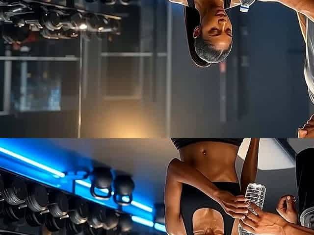 Ebony Babe Hot Gym Fuck Session