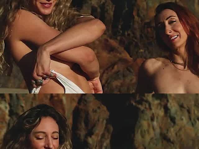 Lewd Exhibitionist Allies Oil Every Other Exposed at the Beach - Steph in Space x Zoebytheriver