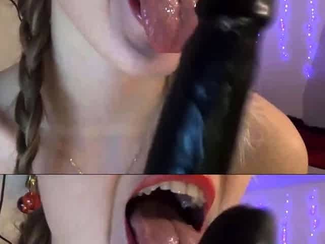 Peas And Pies Christmas Blowjob ASMR Video