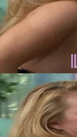 Tattooed big tits blonde steamy sex with black cock