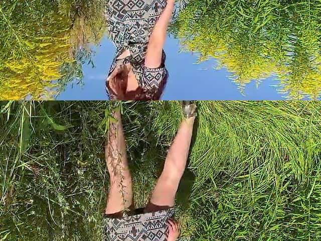 Redhead PAWG Wife offers her Russian Cunt In The Bushes
