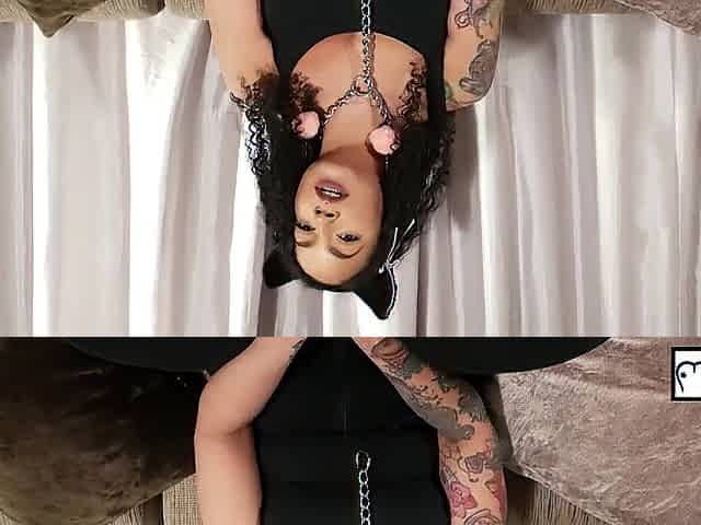 This babe's A Bad Kitty! BBC King Noire Ravages Her Fascinating Vagina Aperture!