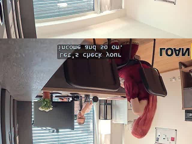 LOAN4K. Miss Olivia got so sexually excited and jumped on a knob right in the office