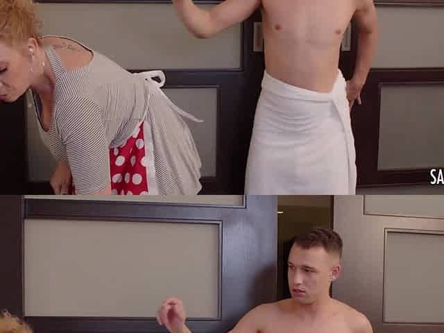 Shameless busty MILF breathtaking porn clip