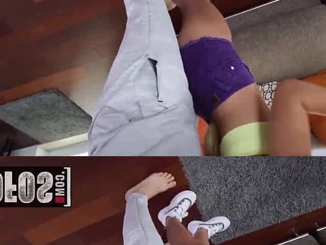 Tiny fit Amateur Anna Mae gets pounded POV - MOFOS