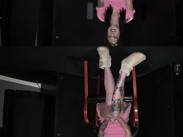 Nikki Zee, the nerdy yet sexy brunette, gets wild backstage