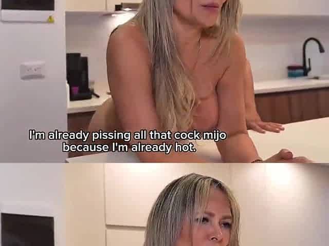 My stepmother sucks my large dong so I don't tell my step daddy - Monique Fuentes