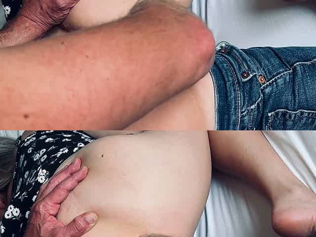 He Fucks Me with Black Cum in My Pussy, Squirts on My Ass and Finishes with a Dildo