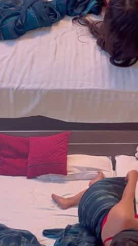 Indian Man's Wedding Night and Sari-clad Wife Fucking in Tight Pussy - Missionary