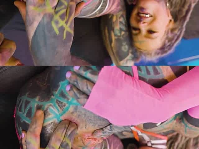 Monster PENIS BOOTY reaming greedy trippy HIPPIE slut