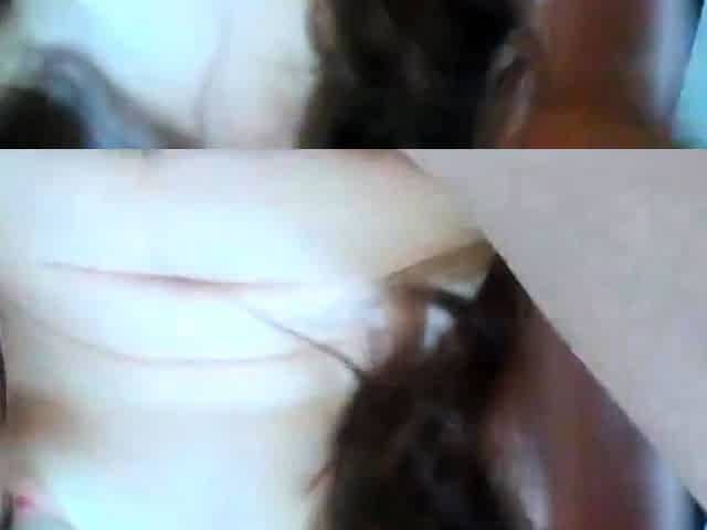 FIRST TIME DOUBLE PENETRATION WITH A GLASS DILDO!