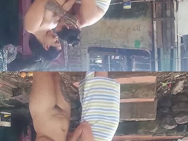Pair of peasant gals enjoying lesbo sex