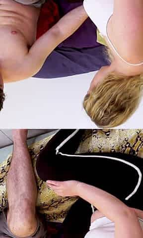 Stepsister teaches stepbro how to get to home base