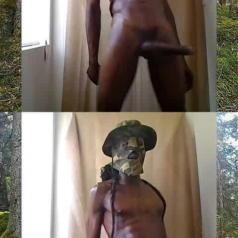 Large ebony weenie commander king dingaling pt. 1