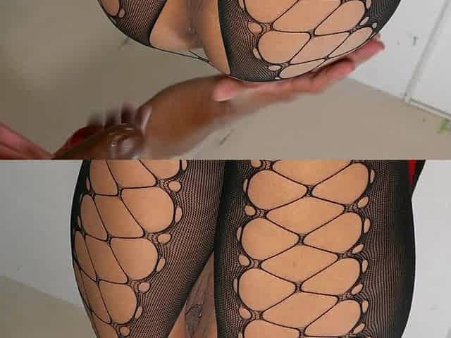 This Whore Gives Her Ass to a Huge Black Dildo and Gets an Awesome Intense Anal Orgasm