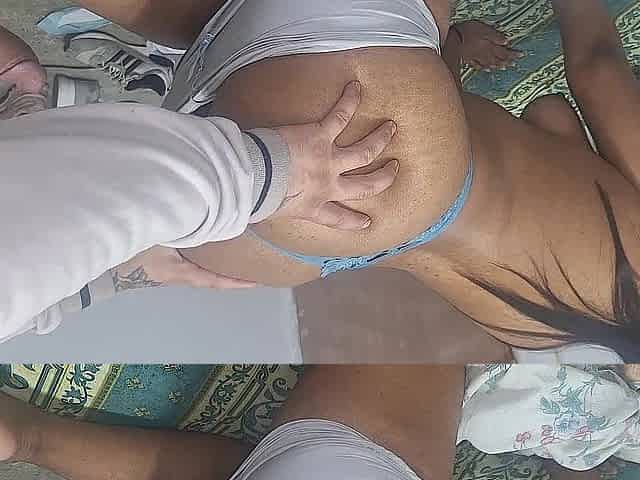 The large-assed Venezuelan wench is thirsty for knob in her butt