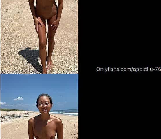 twenty acrobatic mother i'd like to fuck gives wild oral gets massive facial on the beach