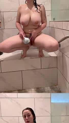 POV Busty Girl Solo In Shower(2K) - Teen