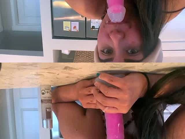 Big-Titted Babe Rides Dildo With Her Fat Ass