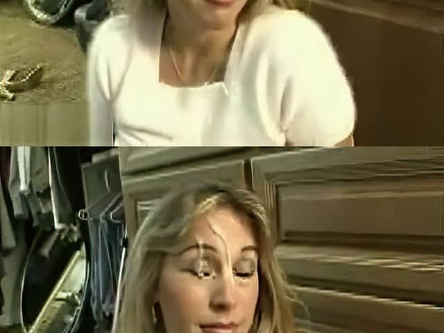 Blonde Big Breasted Milf Sprayed