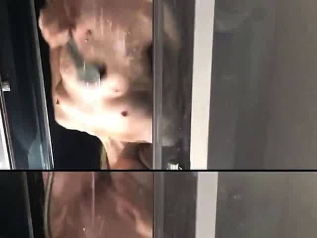 Horny Blonde Teen Masturbates Her Wet Pussy After a Shower