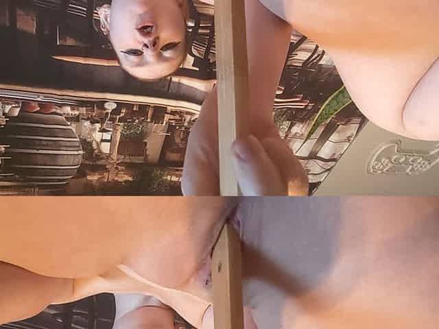 Spanking and Fucking My Pussy with a Wooden Spoon