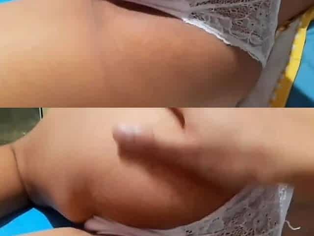 Spanking a naughty Latina schoolgirl with a perfect ass