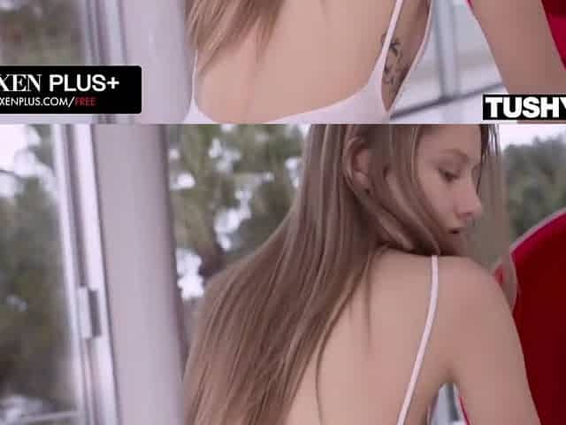 Model Tiffany Waits All Day To Have Her Ass Stuffed