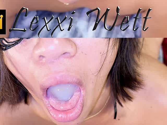 Pinay MILF Sucks Cock, Pounded & Swallows Cum - Lexxi Wett