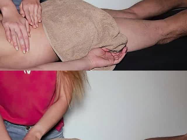 Erotic massage with glad ending