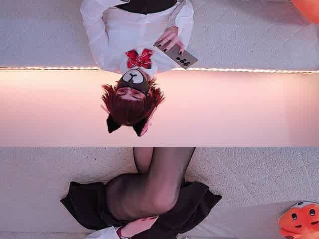 Hose with petticoat and feet teasing for your fap fap evening