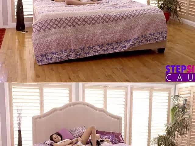 Ariana Marie gets busted riding her stuffed animal gets to ride real knob instead