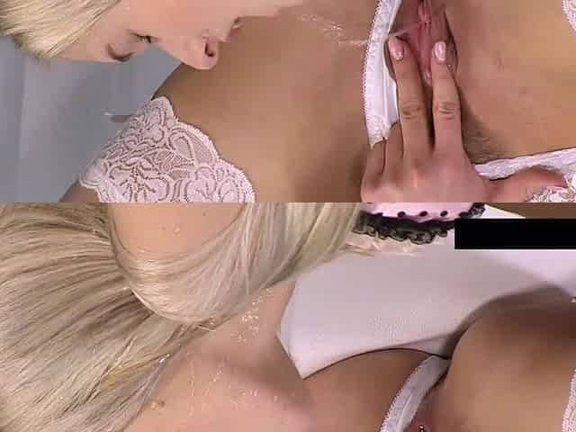 Lesbo Pissing And Toy Play Leave Blondes Gratified