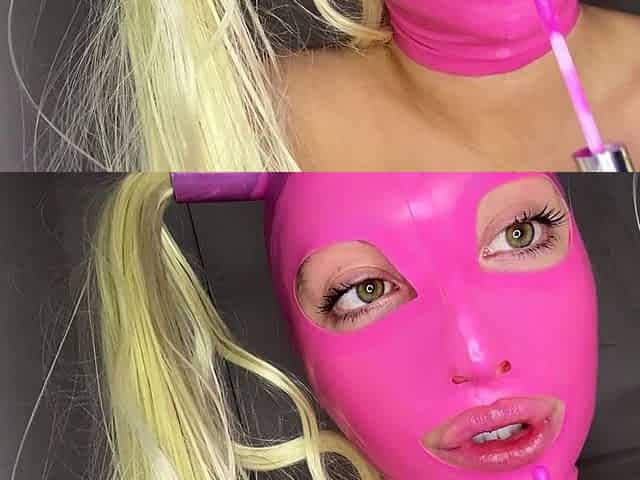 Amateur Blonde Anal 13 inch toy