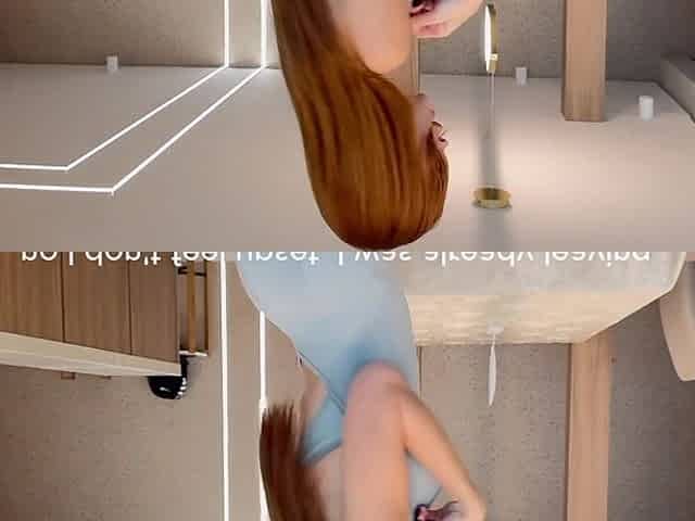 Redhead MILF fucks stepson and swallows cumshot