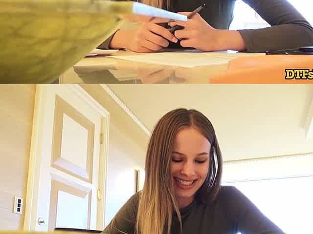 DTFsluts- golden-haired sweetheart Jillian Janson likes anal-act of love