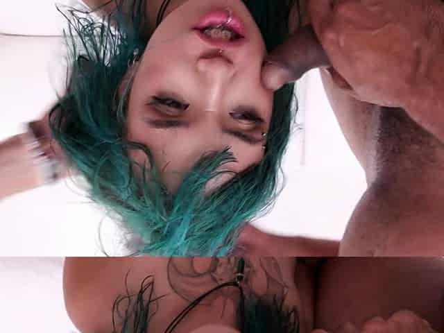 Close up of pussy stretched with big cock