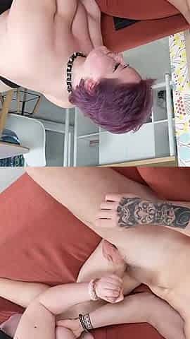 A Young Curvy Naughty Girl with Big Loves to Have Her Full of Juices!