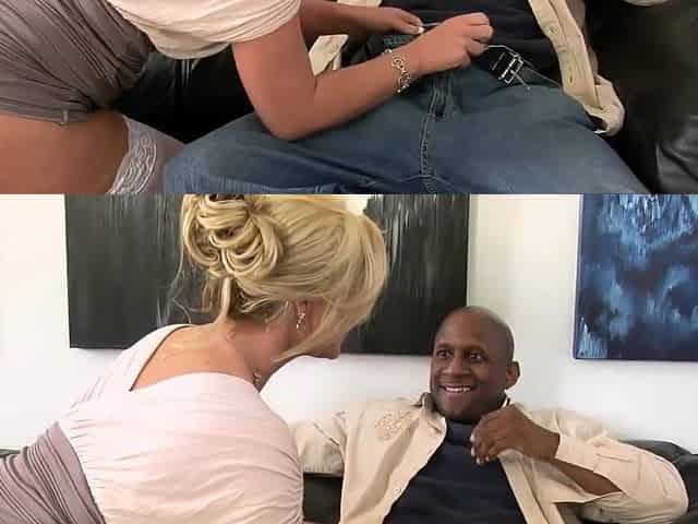 Blonde Milf Gets Vaginal And Anal Sex From BBC