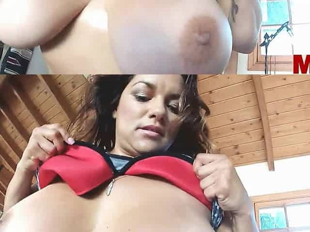 Monica Mendez - Black And Lace Bra Gopro 1