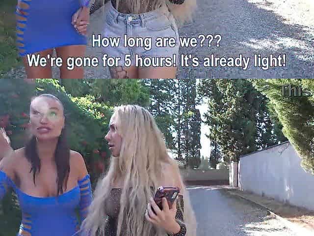 Monika Fox And Bella Mur After Party Banging In Car