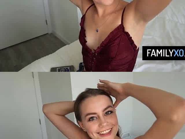 Hawt hottie likes to party and will do everything to get permission from stepdad