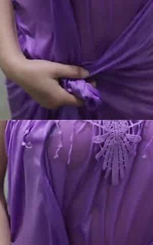 In the Bathroom Indonesian Transparant in Shiny Satin Lingerie Perfect Body Big Ass Tease