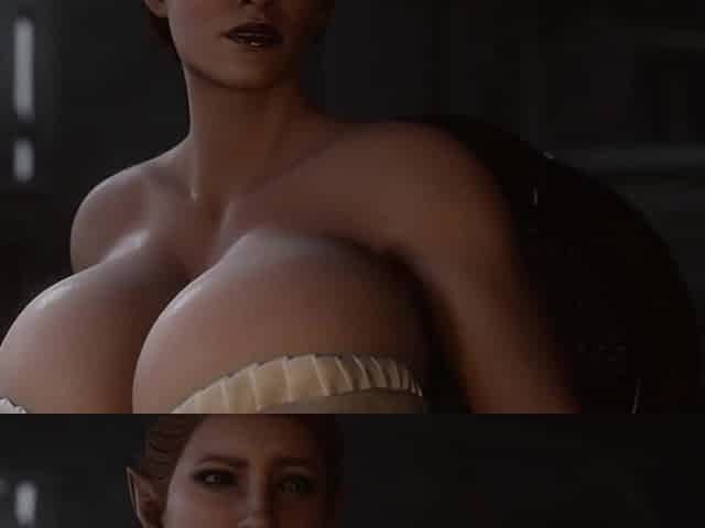 3D Futa MILF fucks demon, animation porn. Mature woman skillfully pleasures shy lover to multiple climaxes