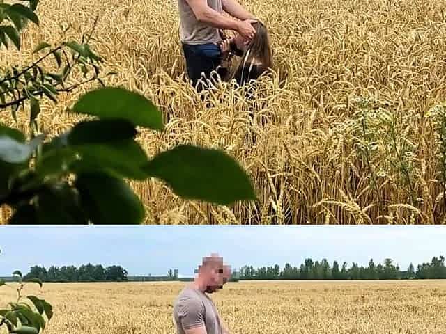 Blonde Cowgirl Gets Creampied in the Field